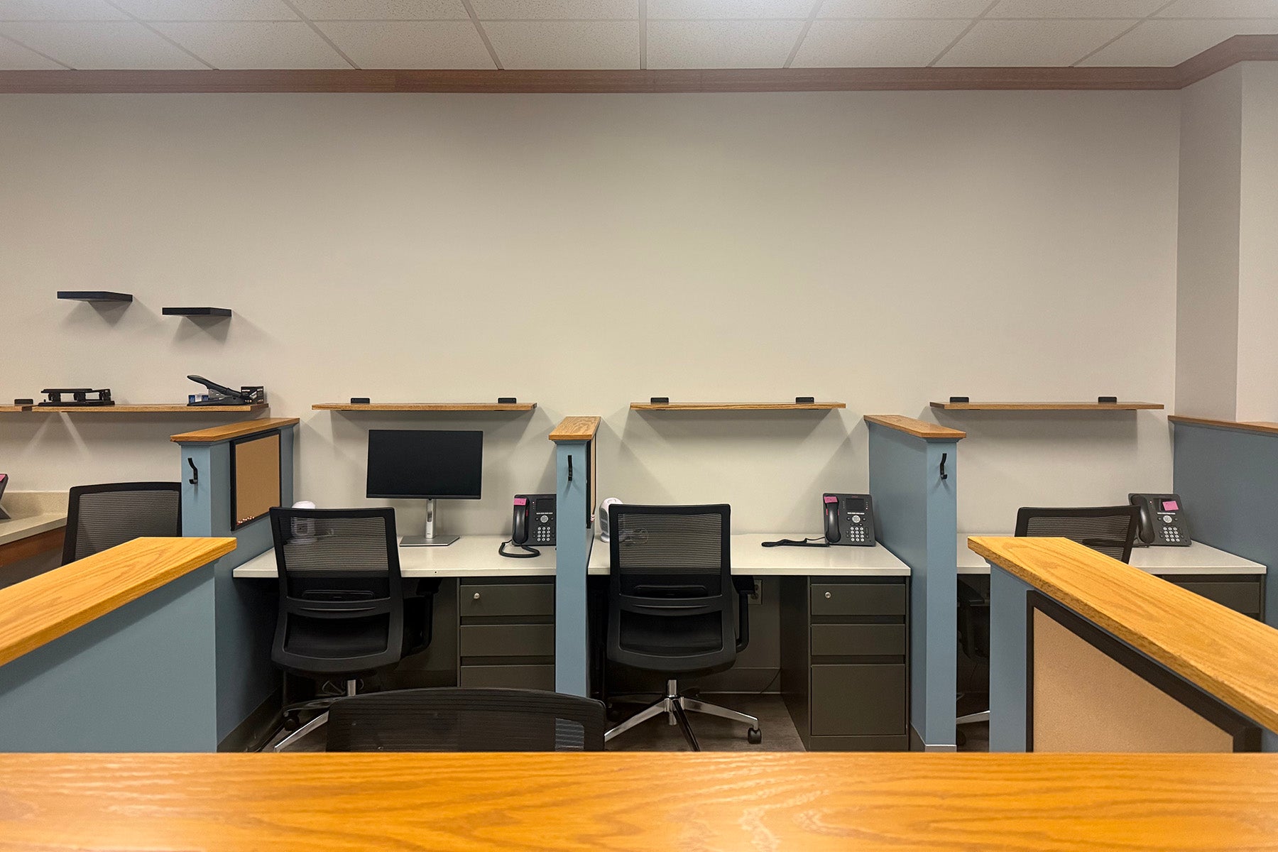 Resident workstations.