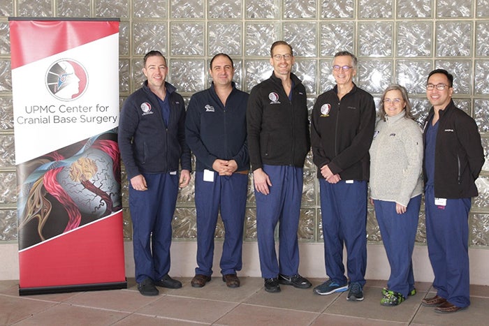 UPMC Center for Cranial Base Surgery team.