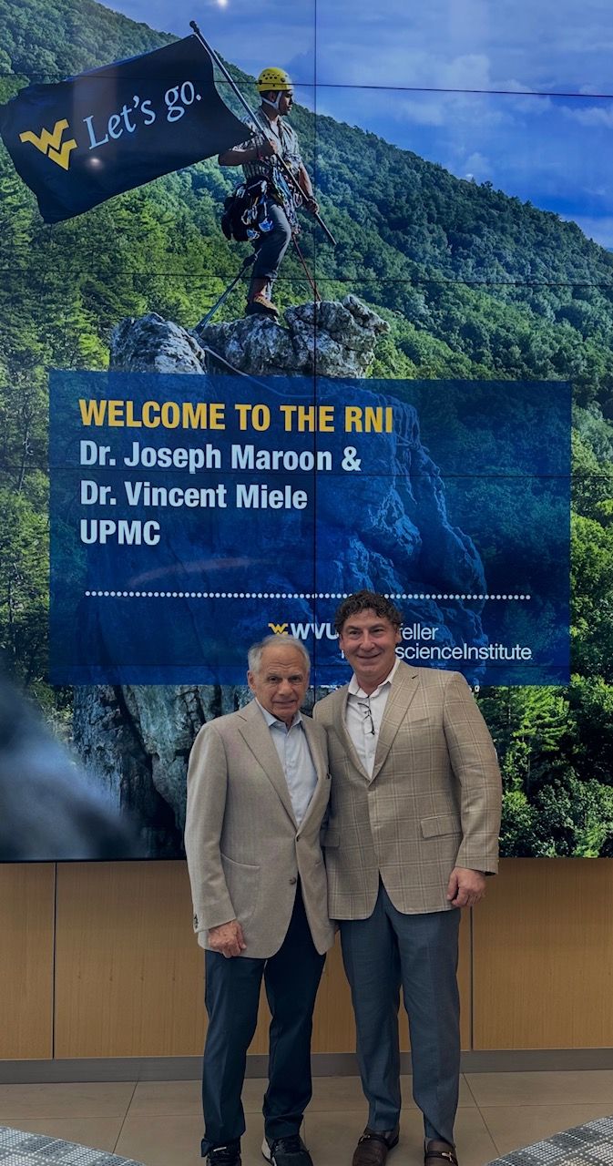 Drs. Joseph Maroon and Vincent Miele