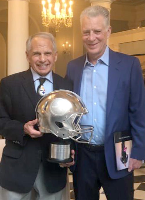 Joseph Maroon with Art Rooney, Jr.